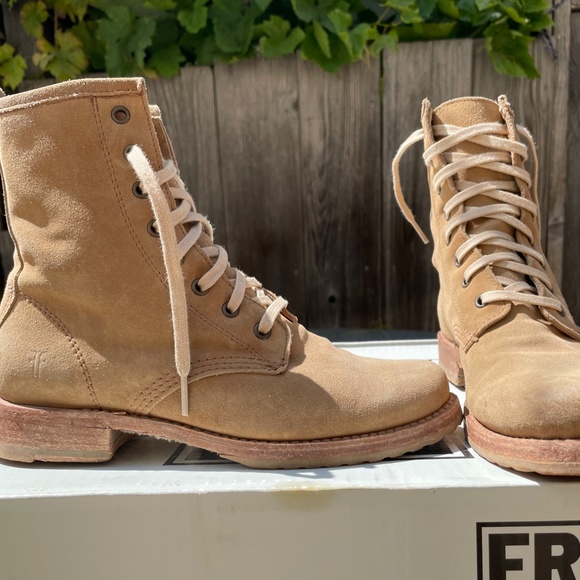 Frye- Veronica Combat Boots- - Picture 5 of 5